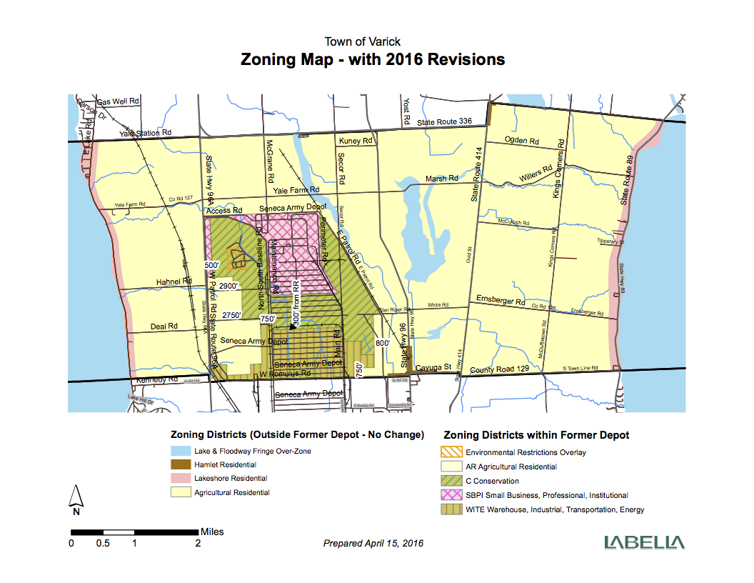 map of zoning districts